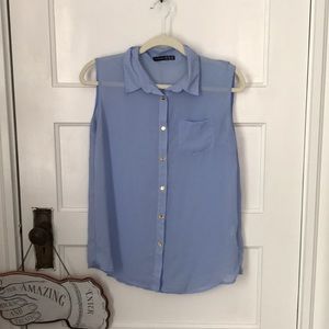 Atmosphere Blue Tank Blouse